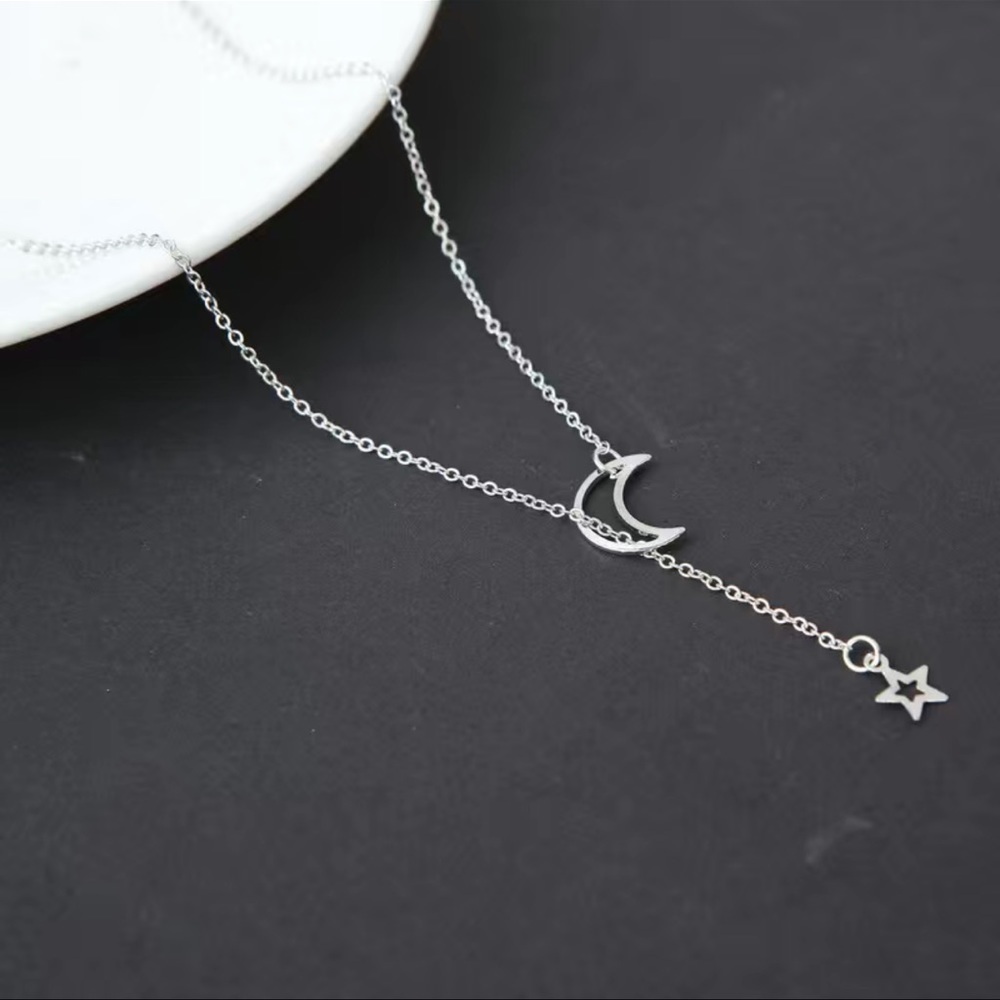 5/$20 moon star‎ chain necklace